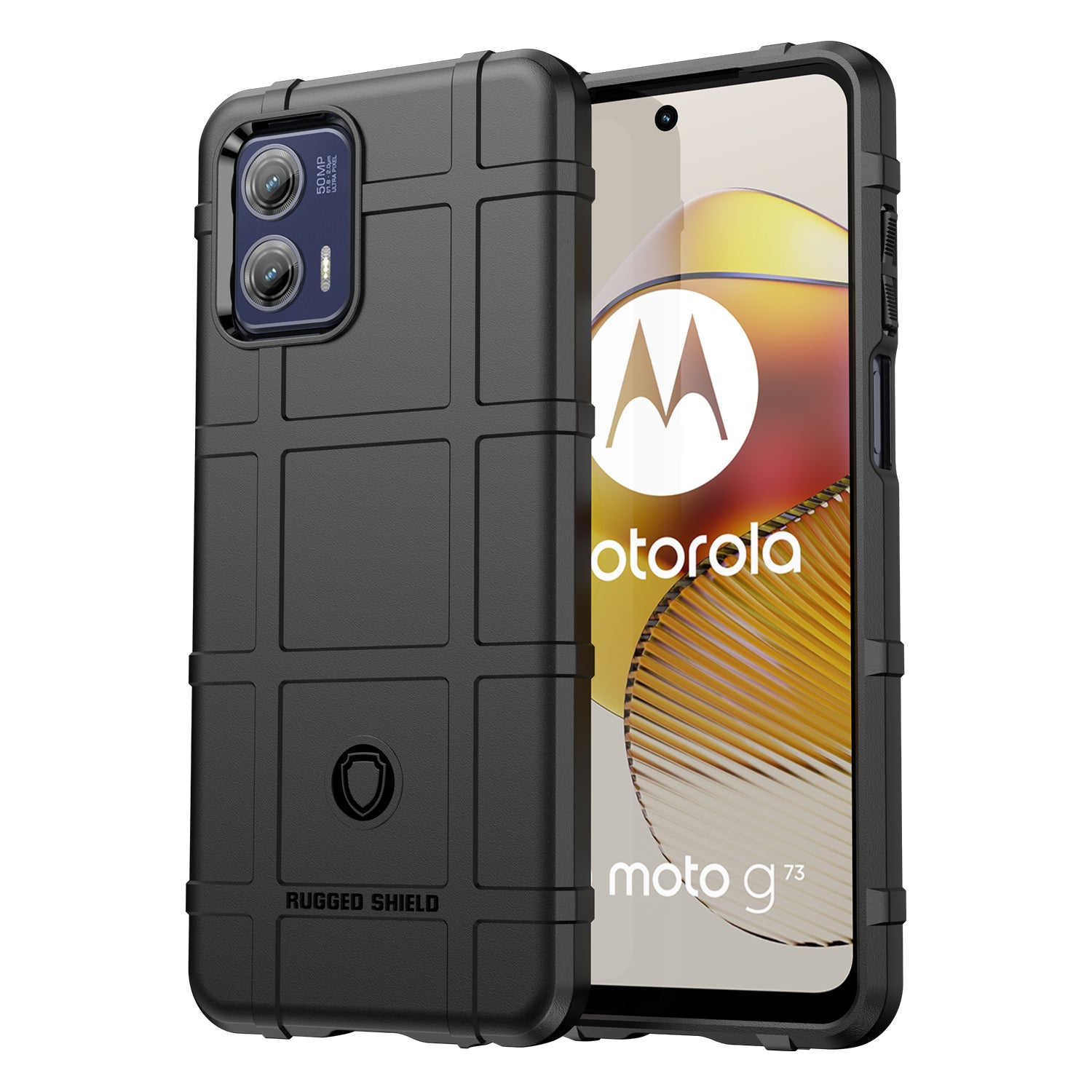 For Motorola Moto G73 5G Mobile Phone Cover Rugged Square Grid Texture Shockproof Soft TPU Cell Phone Case For Motorola Moto G73 5G Mobile Phone Cover Rugged Square Grid Texture Shockproof Soft TPU Cell Phone Case